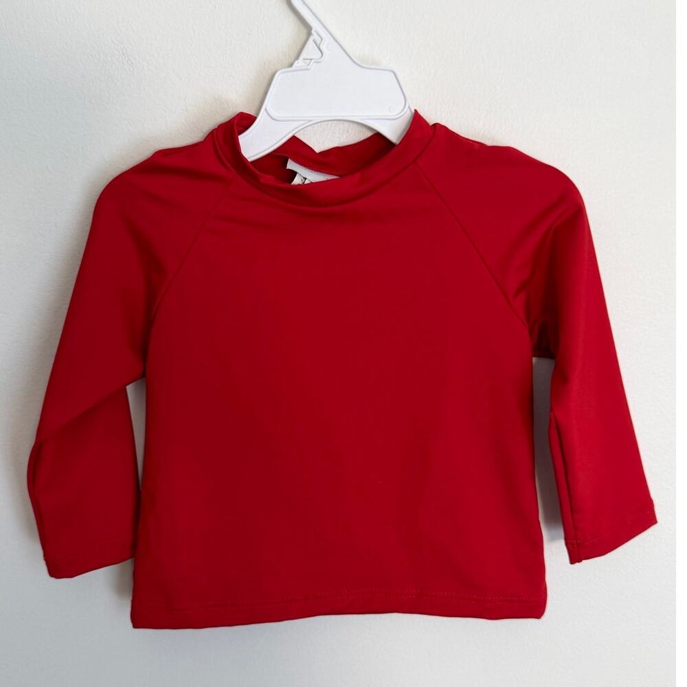 James & Lottie Red Sammy swim shirt NWT size 18 mo $44